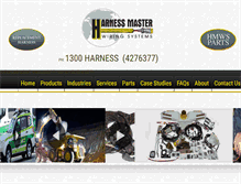 Tablet Screenshot of harnessmaster.com.au